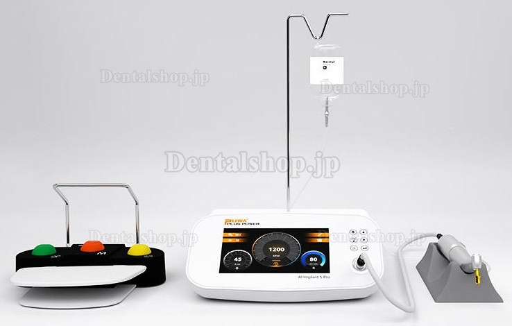 PlusPower Ai-S-Pro 歯科インプラント手術モーター機器 20:1 コントラアングル付き